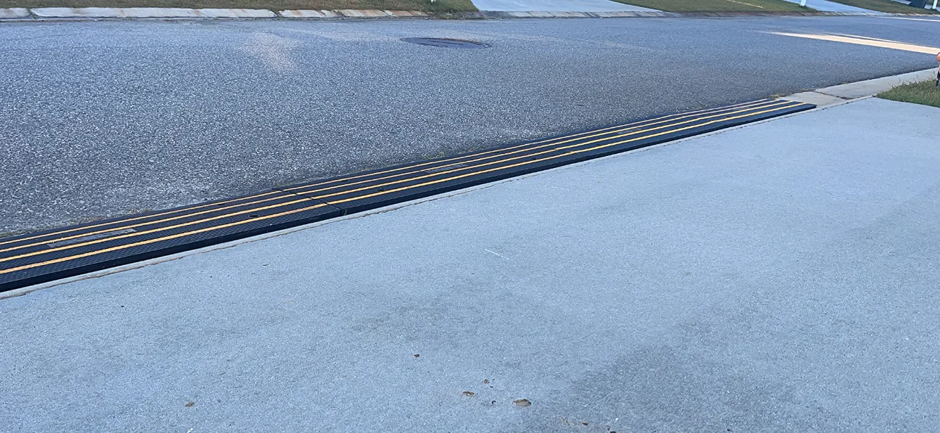 A curb ramp set with a range of prices for customers